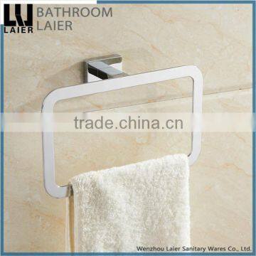 Simple Bathroom Designs Zinc Alloy Chrome Finishing Bathroom Accessories Wall Mounted Towel Ring