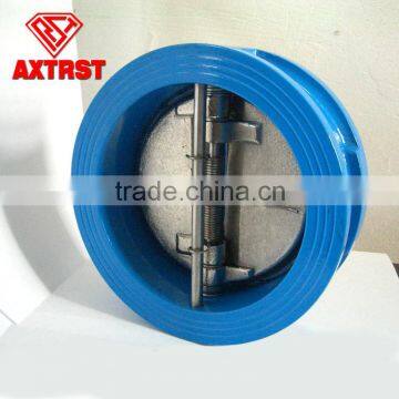 API stainless steel thread dual disc wafer swing check valve