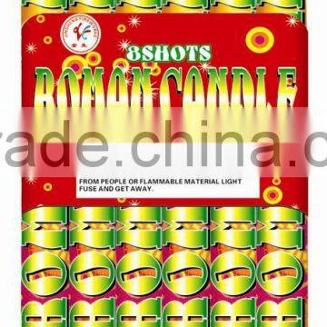 8S Handheld Payty Firework Roman Candles