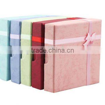 Best popular jewelry paper necklace box with low price