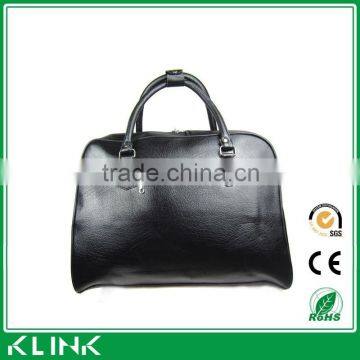 2015 china shenzhen factory direct men bussiness leather travel bag duffle bag