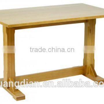 Commercial simple wood design square restaurant dining room table