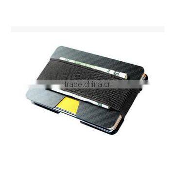 Professional manufacturer direct sale carbon fiber card holder with customized logo