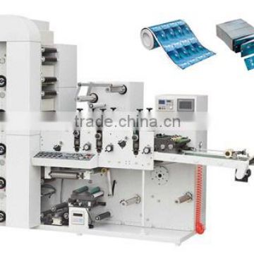 ZBRY-320-4 Three die cutting station flexo printing machine