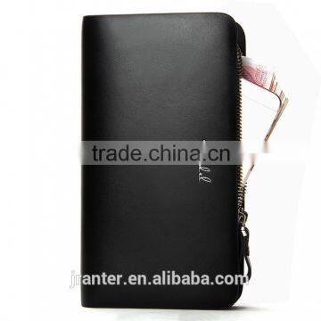 Trendy men's clutch wallet,genuine leather purse wholesale