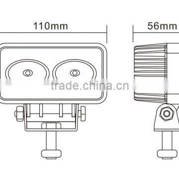 High Quality 20 watt 4 inch Working led lights 12v offroad auto 20w led working light for car