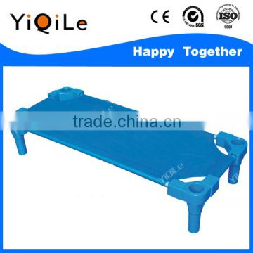 Wholesale Foldable high quality cheap price plastic bed for kids in kindergarten