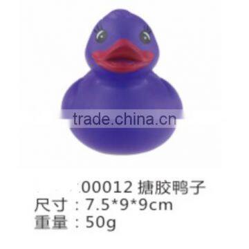 Blue floating PVC duck/pvc duck toy /Purple bath duck