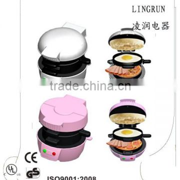 Hot selling breakfast sandwiches hamburger grill machine electric hamburger maker automatic hamburger machine