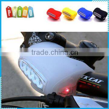 Wholesale 7 LED Bicycle Silicone Gel Lamp, Front Safety Lights Warning Lamps