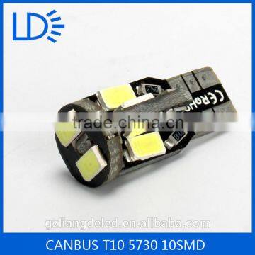 High Power 5730 10smd Canbus Led Bulb Light T10 Led