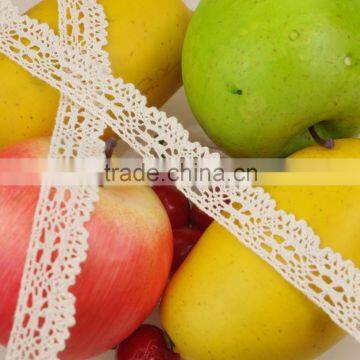 2cm Beige Underwear Cotton Lace Trimming 100% Cotton Polish Lace 200202