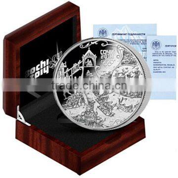 wooden coin box