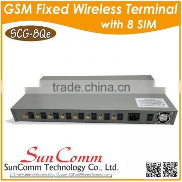 SCG-8Qe 8 SIM GSM Fixed Wireless Terminal/Gateway Support PBX