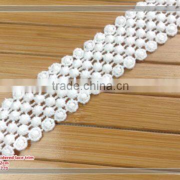 2017 Width 6.5cm the Polyester Bridal Dress Lace Trim