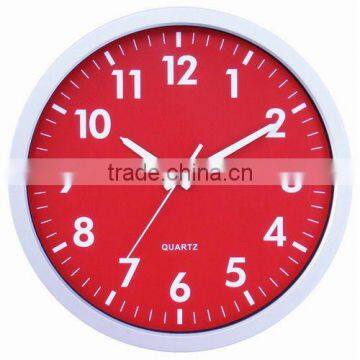 fashion style wall clock with red dial