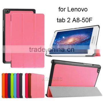 Stand PU Leather Case Smart Tablet Cover For Lenovo Tab 2 A8-50