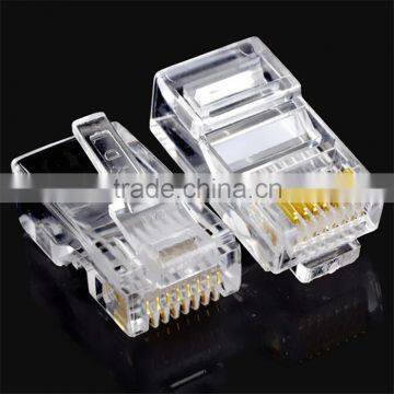 High Quality Cat5e utp rj45 8p8c plug, LAN RJ45 adapter connector