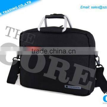 B-186 good quality aluminum handle Laptop bag, nylon laptop bag with aluminum handle