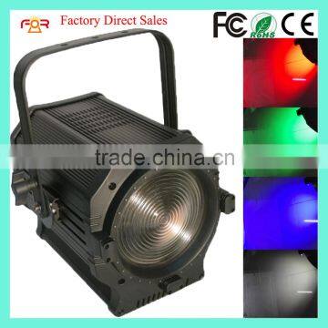 Amazing Quad Profile Zoom 4in1 RGBW 300w Fresnel Video Studio Theater LED COB Spot Light