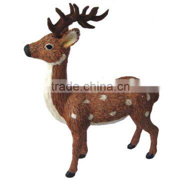 2016 hot sale artificial brown DEER christmas ornament DECORATION