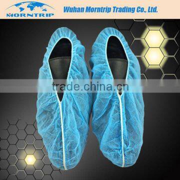 China Supplier Waterproof Blue Disposable Anti-slip Pe Shoe Cover