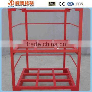 Metal stacking rack foldable pallet