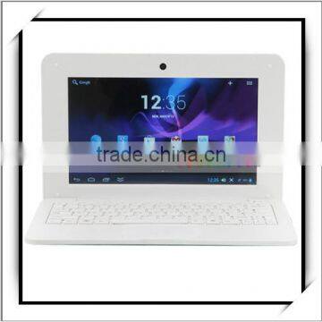 Imitation AP 1GB 10" VIA8880 Dual-core Cheap Android 4.0 Laptop Netbook with 8GB Hard Drive and Front Camera White