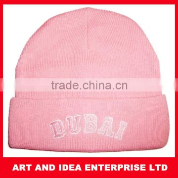 Latest promotion knitting custom beanie hats 2014