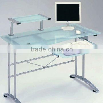 Frosted glass computer table/desk