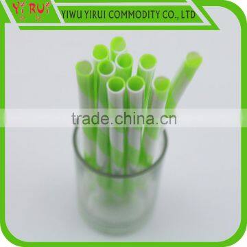 pp Drinking Straw With Spiral Green and White Color photo-4