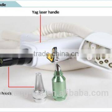 2 in 1 Popular Wholesale Price Elight Q Switch Nd Yag Laser Red&Green Tattoo Removal Machine