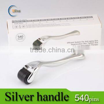 540 Microneedle 1.0 mm Derma Roller Dermaroller Micro Needle Therapy Skin Golden Handle photo-6