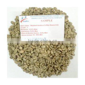 VIETNAM WASHED ARABICA COFFEE BEANS