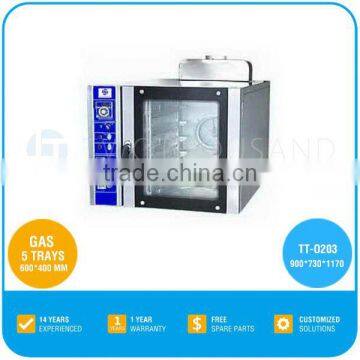 2017 Hot Sale Best Gas Convection Oven - Gas, 5 Trays, All S/S, TT-O203