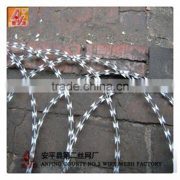 Low Price Razor Wire / Concertina Coil for Guard Fence From Manufacturer