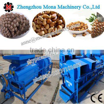 Pine nuts thresher machine Nuts threshing machine with clean effect