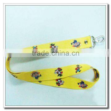 Nylon panda print lanyard for sports bag