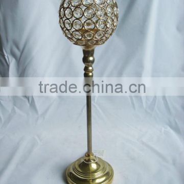 golden high candle holder