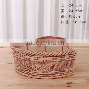 Ceramics Flower Pot for Home Office Desk Garden Decoration photo-5