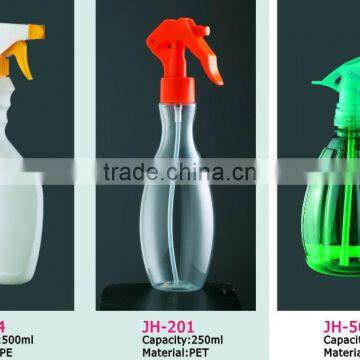 PE and PET Trigger Sprayer Bottle JH-104JH-,201,JH-501