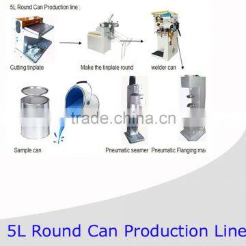 Semi-automatic can sealing machine for 1-5L can sealing machine production line