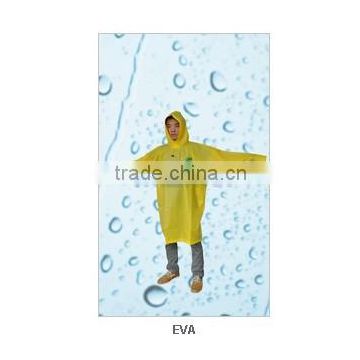 adult pvc/pu eva rain coat