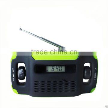 SOLAR POWER AM FM RADIO CAMPING Emergency Radio With LED Light photo-2