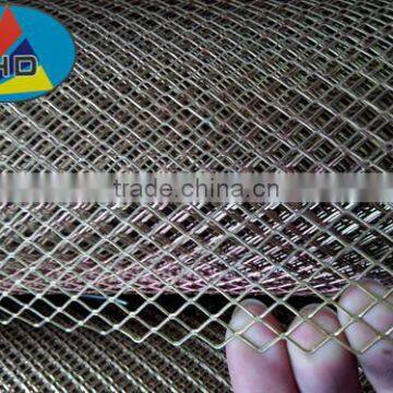 Powder Coated Expanded Iron Plate Diamond Mesh