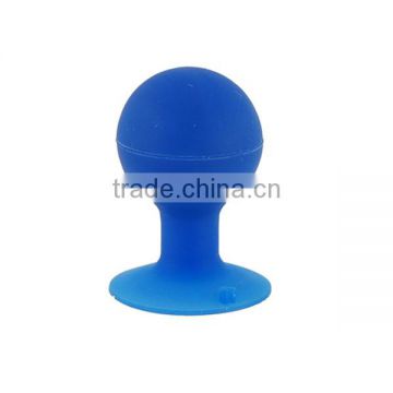 Candy blue silicone mobile phone holder for Apple iPhone 5S