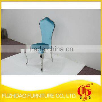 Blue Fashion Stainless Steel Dining Chair for Sale photo-3