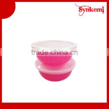 Nice design plastic bowl with lid