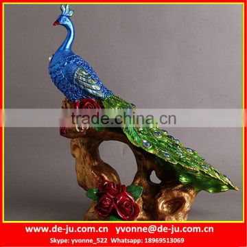 Exquisite Handmade Peacock Sculpture