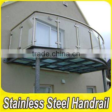 Customed Stainless Steel Modern Prices Glass Railings for Balconies